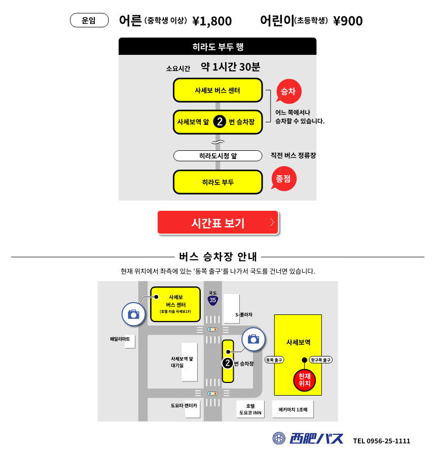 노선버스 이용