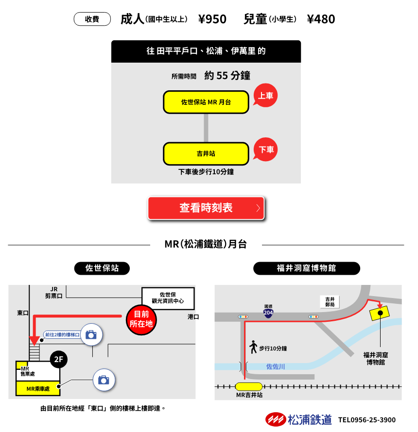 搭乘MR 松浦鐵道前往