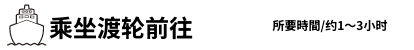 乘坐渡轮前往