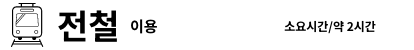 전철 이용