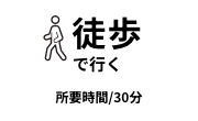 徒歩で行く