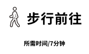 步行前往