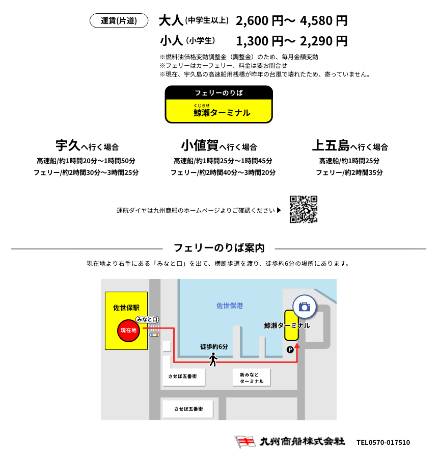 フェリーで行く