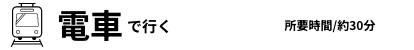 電車で行く